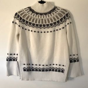 Fairisle mock neck Sweater
